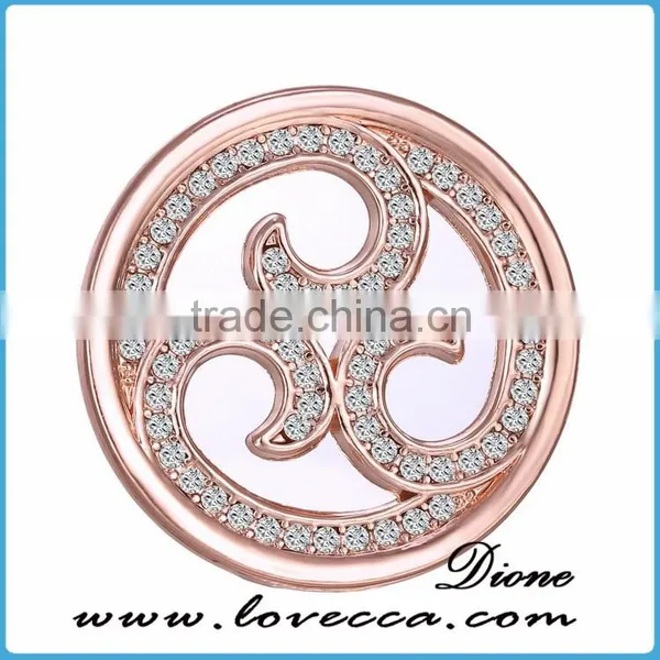Best Selling Products 2016 Rose Gold Coin Holder Necklace photo-2