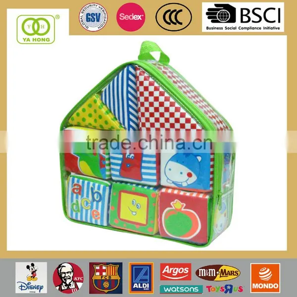 Custom Soft Dice With PVC Handbags Education Toy