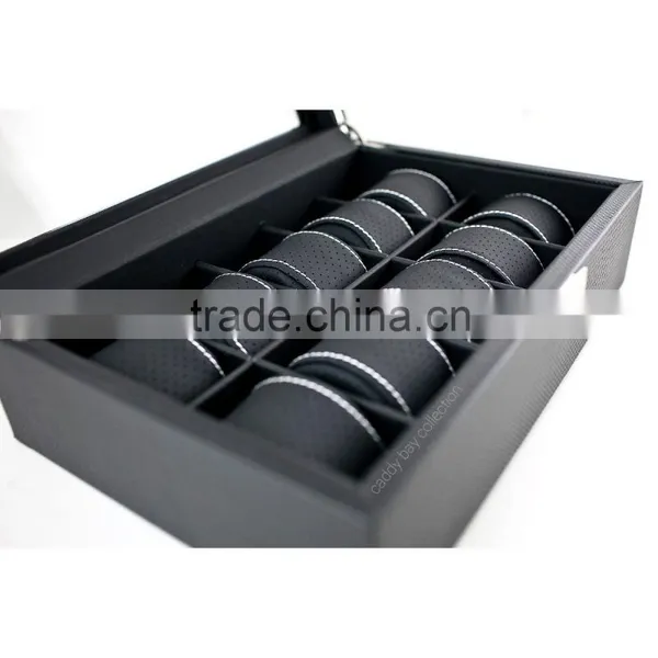High Quality Fashion Leather Wood Box Packaging photo-4