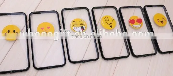 Acrylic DIY Emoji Sticker / Emoji Lapel Pin/ Badge for Mobile photo-2