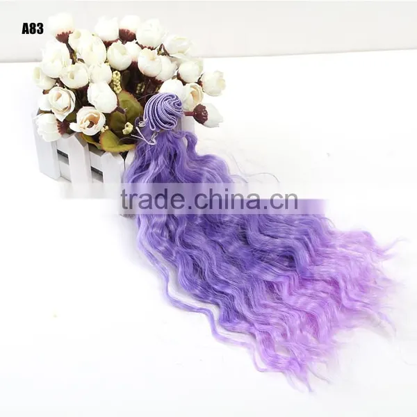 25cm Short Rainbow Ombre Braiding Hair Extensions photo-3