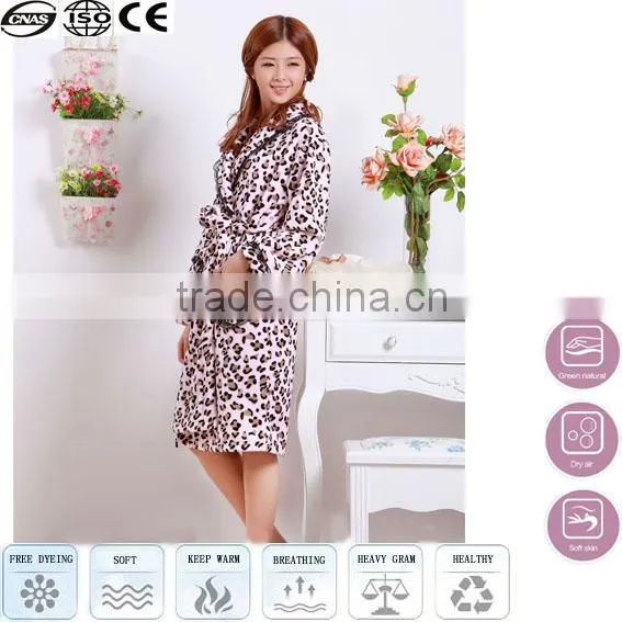Leopard Bathrobe for Lady Bathrobe and Adult Bathrobe