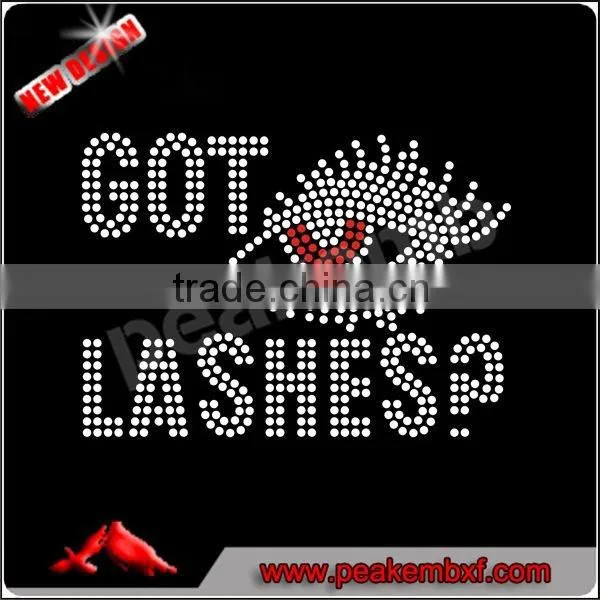 Crystal got lashes rhinestone wholesale supplier