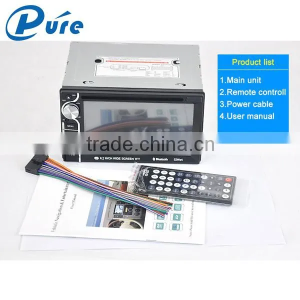 DVD Player Input 12V DVD Auto 6.2" TFT Screen With Bluetooth and Reversing Function photo-6