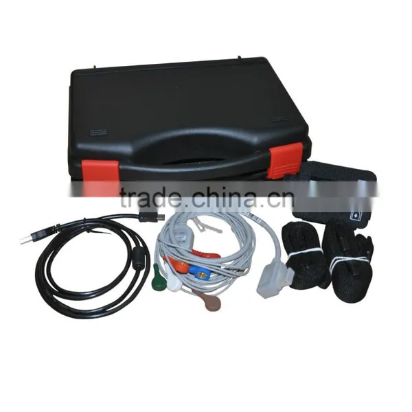 Hot Selling 12 Channel Analysis Mini LCD 24 Hour Holter Recorder System ECGLAB Premier Holter Software photo-2