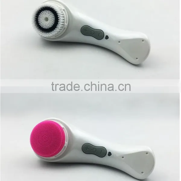 Factory Wholesale Ultrasonic Waterproof Sonic Wireless Recharge Portable Electric Face Cleanser photo-6