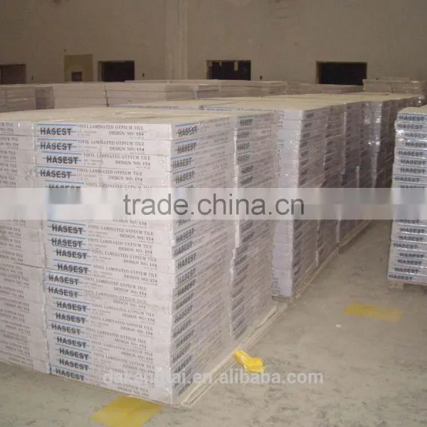 Gypsum Ceiling Board / PVC Gypsum Ceiling Tiles / Gypsum Board False Ceiling Price photo-6