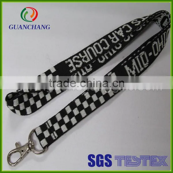 Custom Fashion Jacquard Logo on Cord Rope Lanyard photo-6