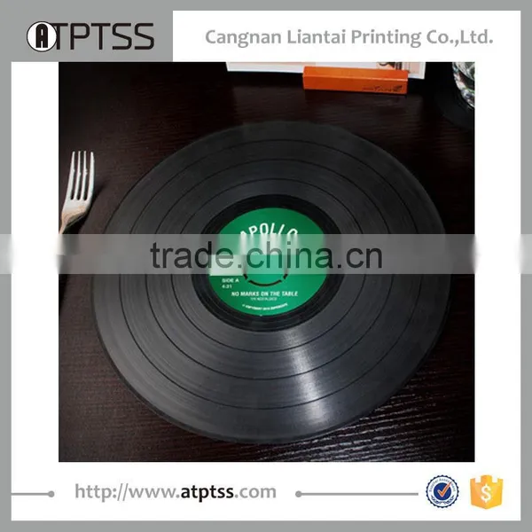 New Style Design Black Plastic Record Meal Pad photo-3