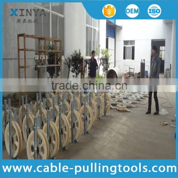 Overhead Transmission Line OPGW Stringing Pulley Blocks 660x100mm photo-5