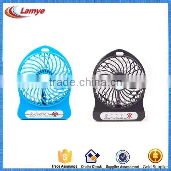 Custom Printing Handy Plastic USB Rechargeable Portable Fan photo-4