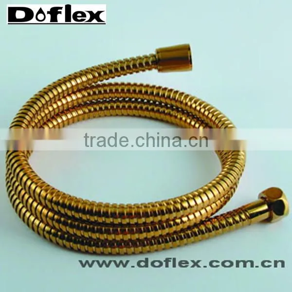 Polished Brass Flexible Matel Shattaf Hose/ACS Approved & According to TUV photo-3