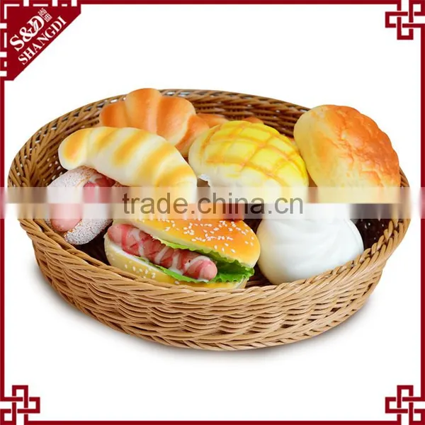Factory Price Empty Picnic Basket Small Rattan Woven for Fruit or Bread photo-3