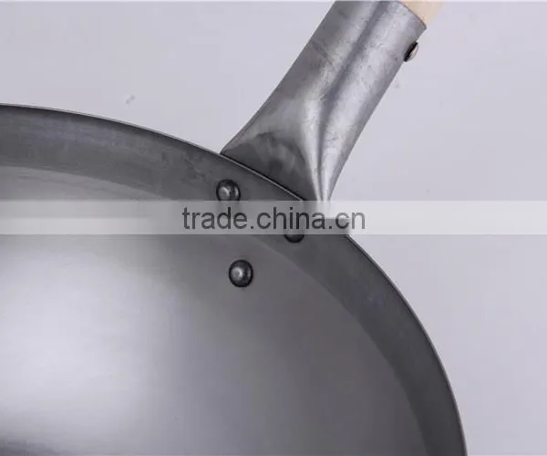 SGS Certificate Machine Made Coating Carbon Steel China Wok For Sale photo-6