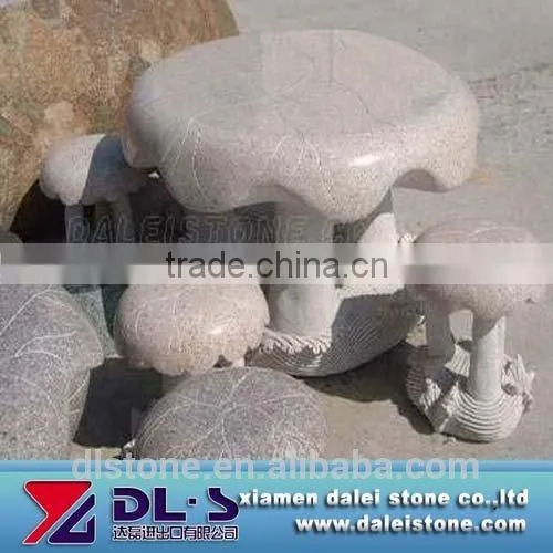 Hand Carved Outdoor Marble Garden Table and Chair photo-2