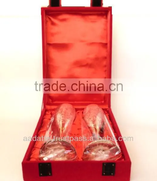 Handmade Gift Item Gold and Silver Plated Goblets photo-4