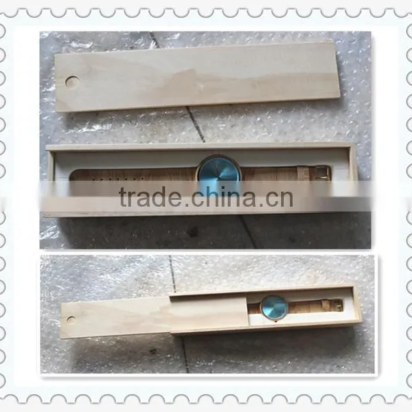 Wholesale hot stamping Logo pine Wooden Watch Box