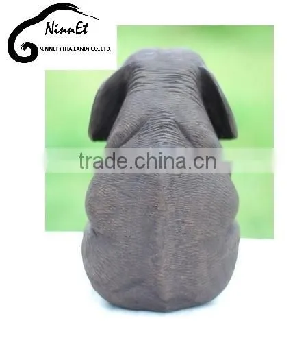 Wood Carved Elephant From Thailand photo-2