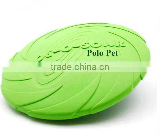CY185 Eco-friendly Natural Rubber Pet Dog Toy Frisbee Dog Training Pet Product photo-4
