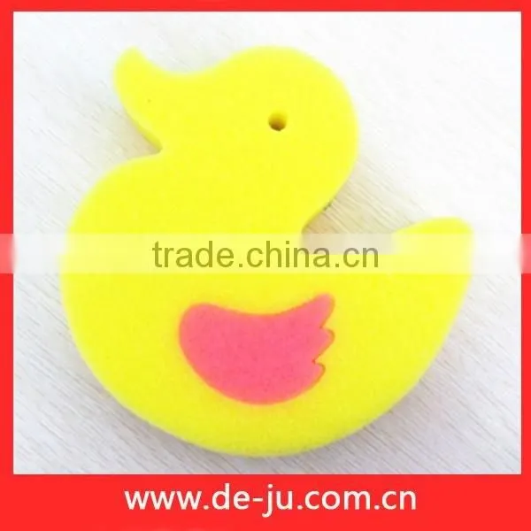 Red Heart Yellow Lovely Soft Cleaning Washing Sponge photo-6