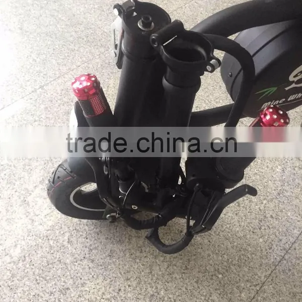 Mini Folding 12inch Electric Bicycle, Factory Cheap China 36V 450W Electric Folding Bike, 20KM/H Speed Electro Bike For Sale photo-4