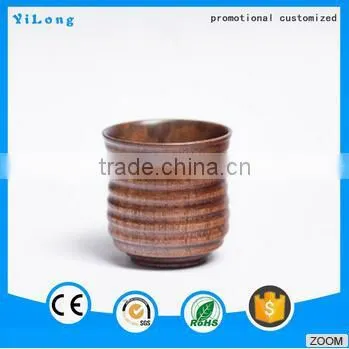 Custom Handmade Wholesale Drink Wooden Round Cup photo-3