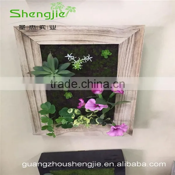 SJLJ013382 Artificial Plant Wall / Wholesale Artificial Succulent Plant for Wall Decoration photo-3