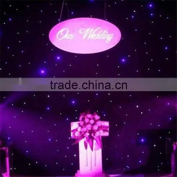 Black/white Led Star Curtain for Romantic Wedding Decoration photo-2