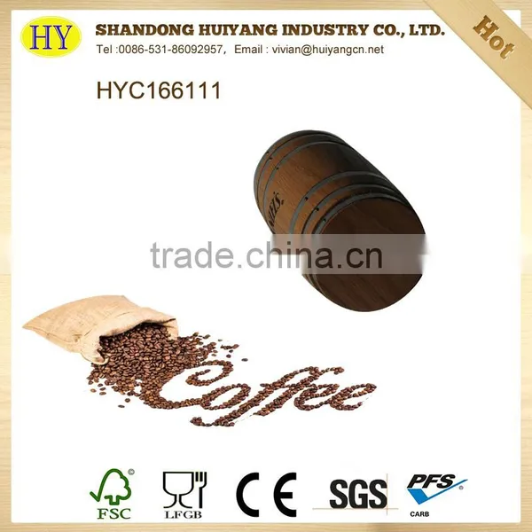 Wholesale Cheap Decorative Mini Wooden Coffee Beans Barrels photo-4