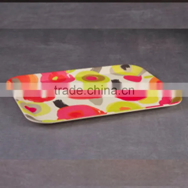 Colorful Decal Design Burst Sells Bamboo Fiber Dinnerware Sets photo-3