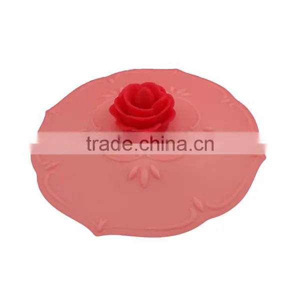Cute Rose Silicone Watertight Cup/Mug Lid Cover photo-5