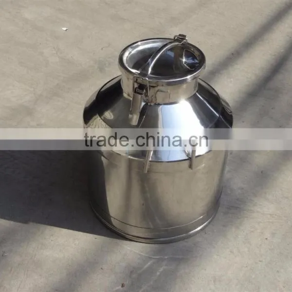 High Quality Mirror Polished Food Sanitary 304 Stainless Steel Milk Can photo-6