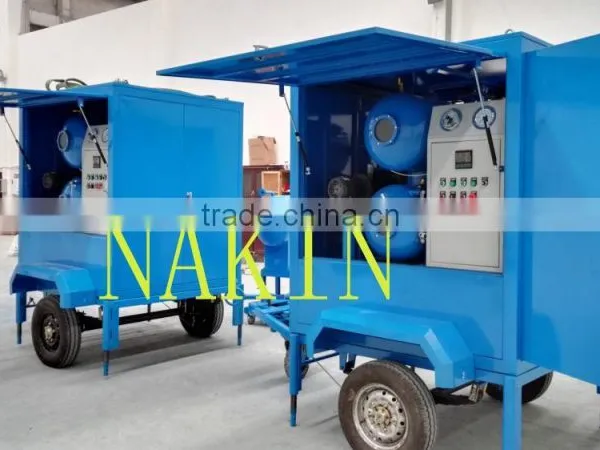 ZYD 1800l/h Mobile Trailer High Vacuum Recycling Transformer Oil Purifier photo-2