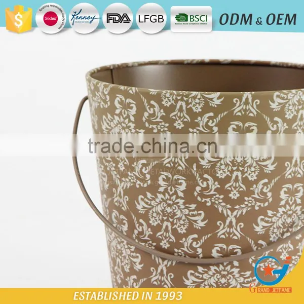 Garden Pot Iron and Zinc Powder Coated Metal Bucket for Flowers Bucket Metal Plants photo-4