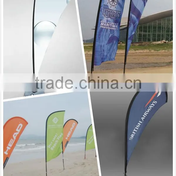 2016 Hot Sale Beach Flag Pole, Promotional Flag Pole photo-2