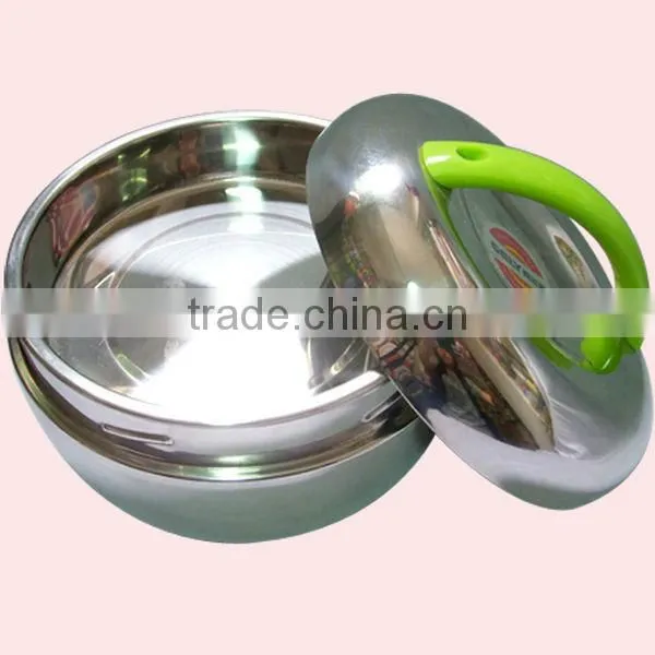 Apple Shape Stainless Steel Round Lunch Box With Handle photo-5