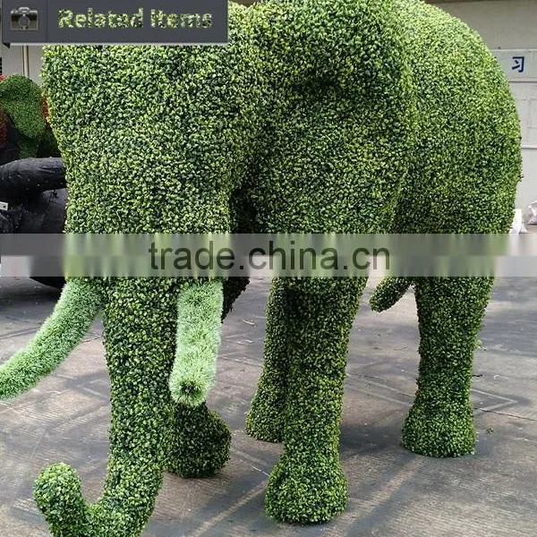 Artificial Real Looking Grass Animal Topiary for Garden Landscaping Ornament Decoration photo-5
