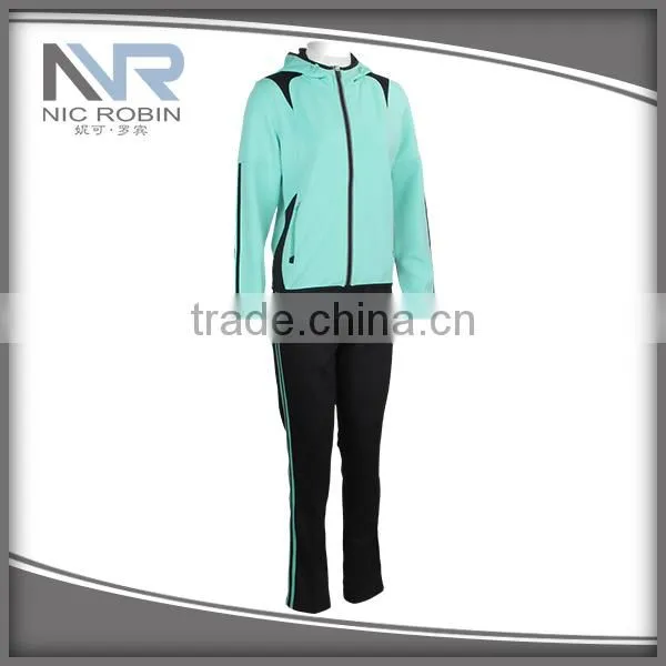 Wholesale OEM Custom Women's Training Wear Set Factory Tracksuit photo-2
