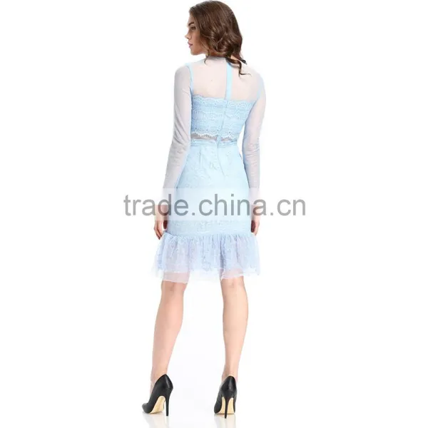 Domin Fashion Latest Lace Dress Designs for Ladies photo-6