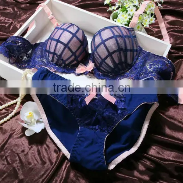 Sexy Hot Push up Underwire Transparent Lace Bra photo-5