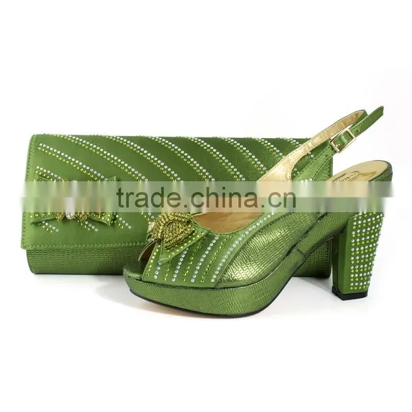 Italian Ladies Shoes and Matching Bags/wholesale Shoe and Bag Set for Nigeria Party photo-4