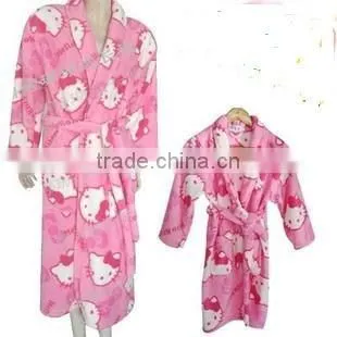Microfiber Coral Fleece Bathrobe