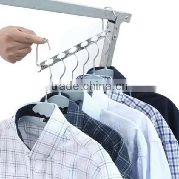 Metal Closet Organizer Cloth Hanger Hook photo-2