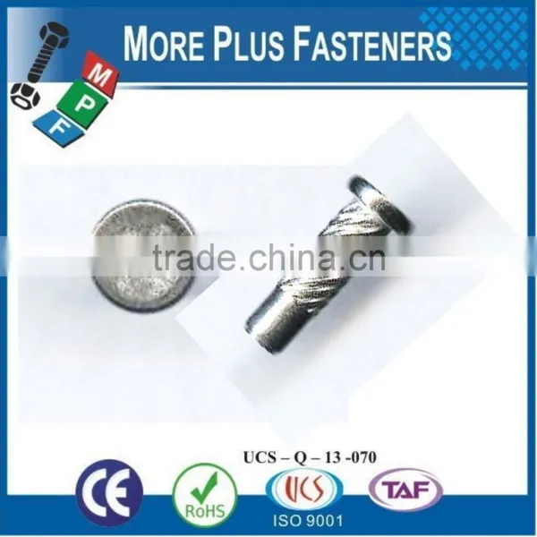 Made In Taiwan Special Screw Pan Head No 3 Square Drive Tapping Screw Type 17 Flat Top Pan Head With Knurl photo-5