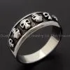 Fashion Stainless Steel Biker Jewelry Ring photo-3