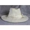 Women 100% Sheep White Wool Felt Sauna Hats, Custom Woolen Hats With Cut Out