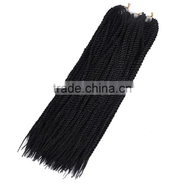 2016 Best Selling no Tangle Top Quality Synthetic Fiber Crochet Hair Extension Senegal Twist Braids 201g photo-6