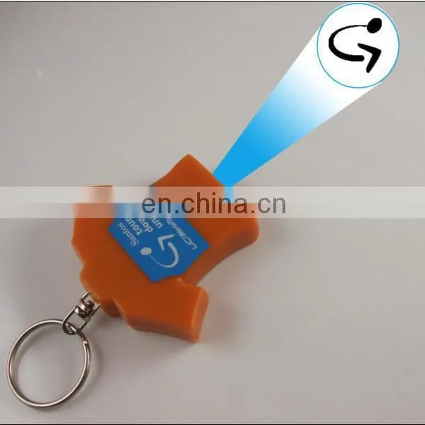 new items OEM design projector key chain