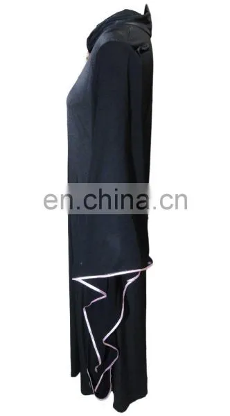 Plain Burqa 2017 / Latest Designer Dubai Abaya / Women Ethnic Wear Burkha / Plain Lycra Stretchable Burkha (dubai Abaya 2017) photo-5