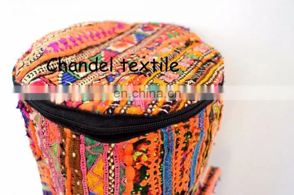 Yoga Mat Bag One of a Kind - Handmade With Antique Cross Body Purse Banjara Style Yoga Bag Yoga Met Bag Ethnic Hand Embroidered photo-3